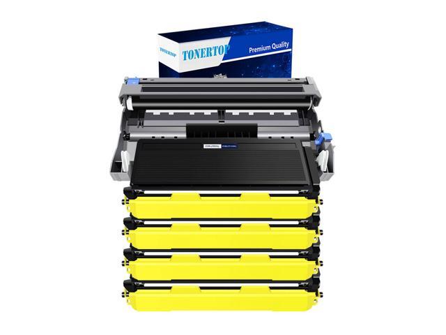 4 Tn580 + 1 Dr520 Toner Drum For Brother Dcp-8060/8065/8065Dn Hl-5200/5240/5250