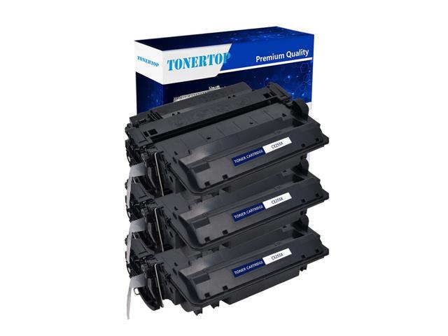 3Pk Ce255x 55X Toner Cartridge For Hp Laserjet Enterprise 500 Mfp M525dn M525f