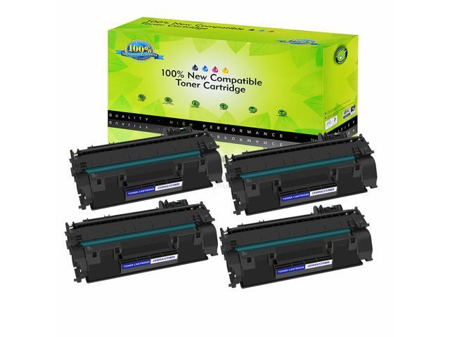 4Pk Black Ce505x 05X Toner For Hp Laserjet P2055 P2055d P2055dn P2055x Printer