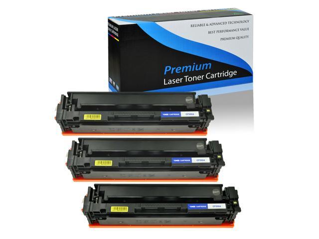 3Pk Black Cf500a 202A Toner For Hp Laserjet Pro M254nw M254dn Mfp M281fdn M281dw