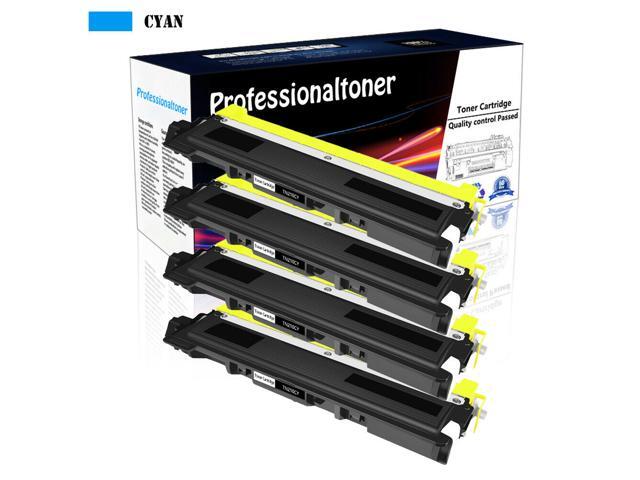 4Pk Tn-210 Cyan Toner Cartridge For Brother Mfc-9320Cw Hl-3040Cn 3070Cw 3075Cw