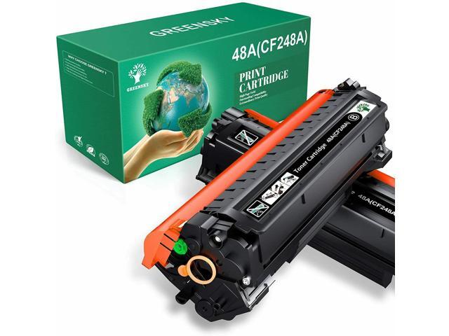 2X Compatible Black Cf248a 48A Toner Cartridge Set For Hp Laserjet Pro M15w M15a