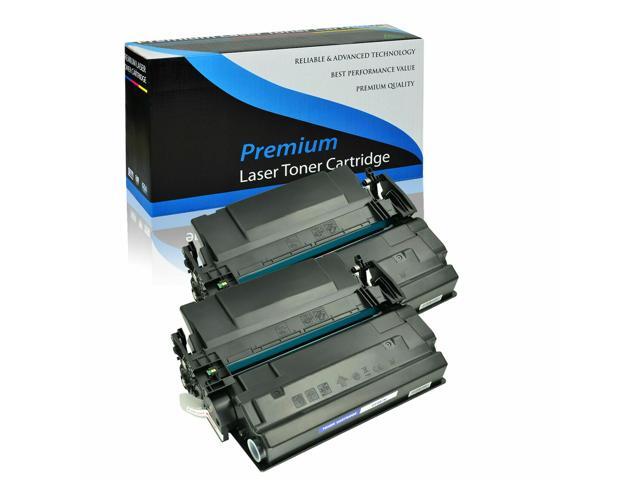 2Pk Hi-Yield Cf287x 87X Toner Cartridge For Hp Laserjet Mfp M527dn M527f M527z