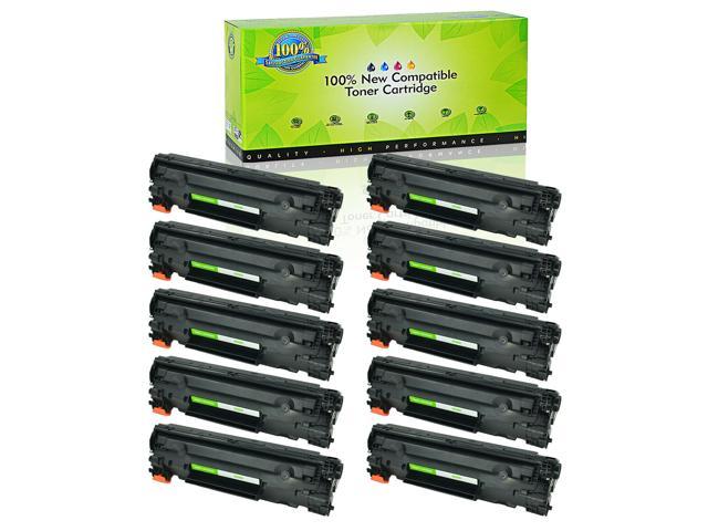 Neweggbusiness 10pk Cf283a 83a Toner Cartridge For Hp Laserjet Pro Mfp M127fw M125nw M201dw