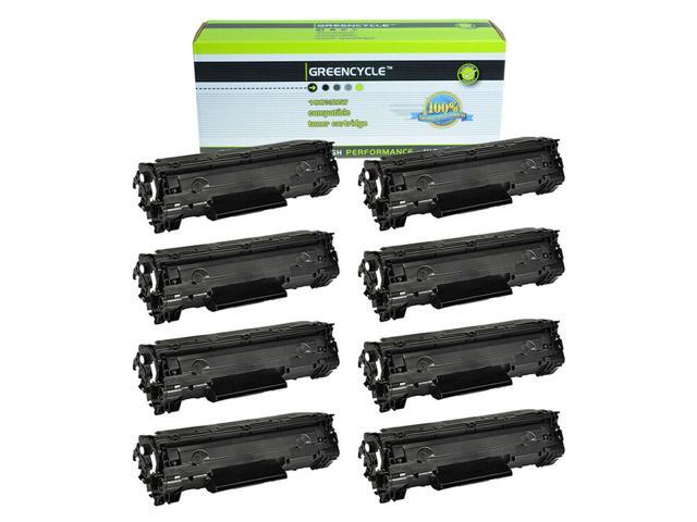8 Pack Cb435a 35A Black Toner Cartridge For Hp Laserjet P1005 P1006 P1007 P1008