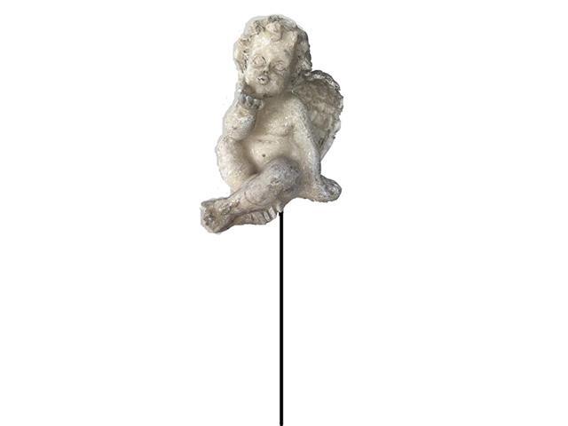 Angel Garden Stakes Decorative Cherub for Fairy Graden Flowerpot Décor