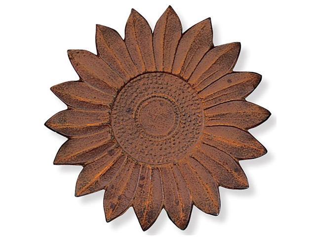 Designs Cast Iron Sunflower Stepping Stone 12Inch Diameter
