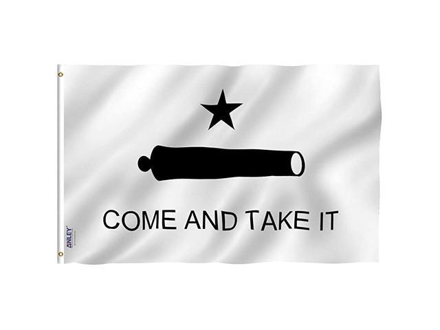 Fly Breeze 3x5 Foot Come and Take It Flag Vivid Color and UV Fade Resistant Canvas Header and Double Stitched Gonzales Historical Flags Polyester