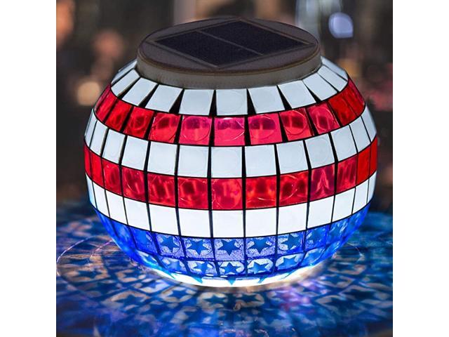 Color Changing Solar Powered LED Garden Lights Rechargeable Table Waterproof Night Lights for Garden Party Bedroom PatioOutdoorIndoor