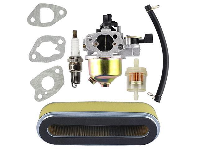 Carburetor with Air Filter Tune Up Kit for Honda GXV120 HR194 HR195 HR214 HR215 HRA214 HRA215 Lawn Mower