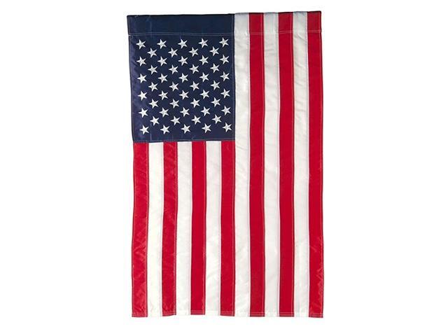 American Flag Garden Size Applique Flag 125 x 18 Inches Outdoor Patriotic Americana Decor for Homes and Gardens