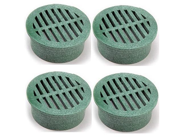 13 Plastic Round Grate 4Inch Green 4 PACK