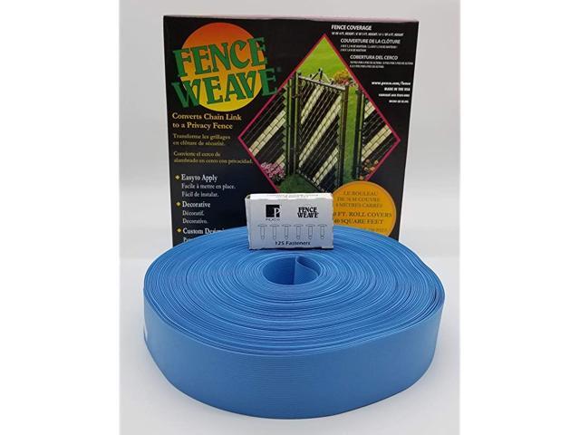 Original Brand Fence Weave 250 Roll Made in The USA Light Blue