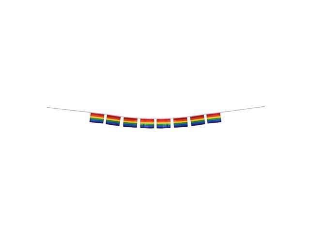 String of Rainbow Flags Rainbow Decoration