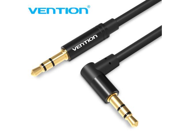 Vention 35mm Aux cable 90 Degree Right Angle Audio Cable Jack Male to Male Audio Cable For Car Cellphone MP3/MP4 Headphones Amplifier Stereo
