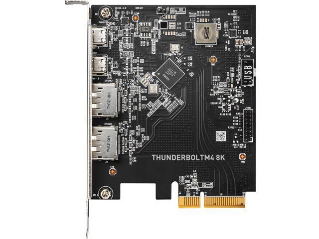 拡張カード MSI Thunderbolt M4 8K NeweggBusiness - MSI THUNDERBOLTM4 8K PCIe 3.0x4 Add-on Card