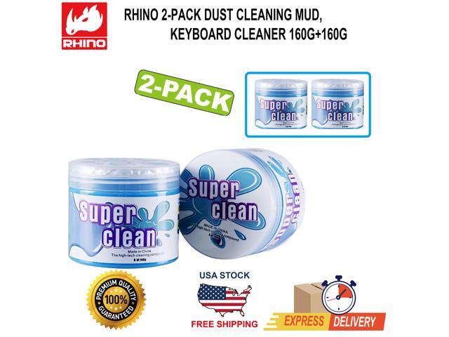 RHINO 2-PACK DUST CLEANING MUD KEYBOARD CLEANER 160G+160G