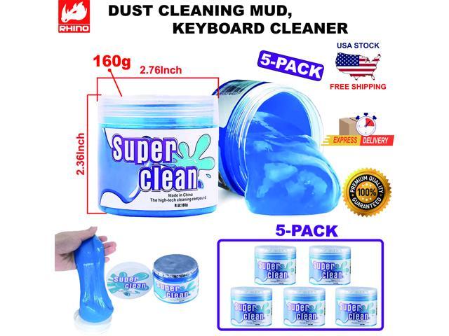 RHINO 5-PACK DUST CLEANING MUD KEYBOARD CLEANER 800g