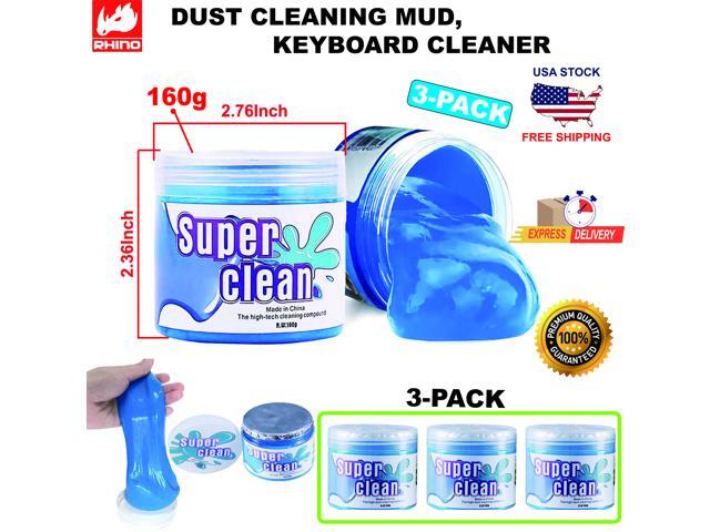 RHINO 3-PACK DUST CLEANING MUD KEYBOARD CLEANER 480g