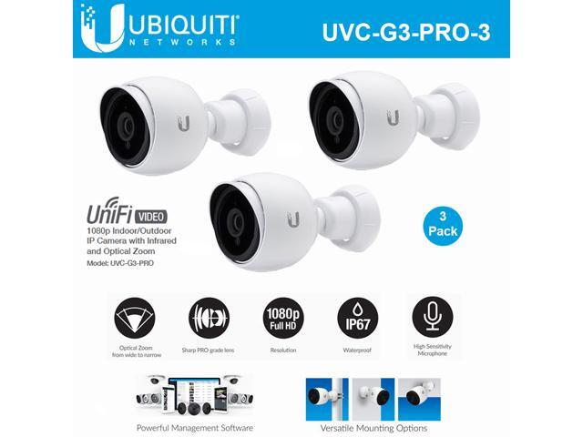 NEW Ubiquiti Networks UVC-G3-PRO-3 1080p Weatherproof IP Camera With Optical