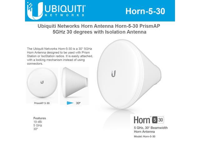 NEW Ubiquiti Networks HORN-5-30 5 GHz Beamwidth Horn Antenna 5GHz Ant 30 HORN530