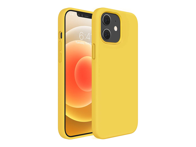 Shockproof Compatible for iPhone 12 Case iPhone 12 Pro Case 61 Inch Full Body Silicone Gel Rubber Protective Case with Soft Anti-Scratch