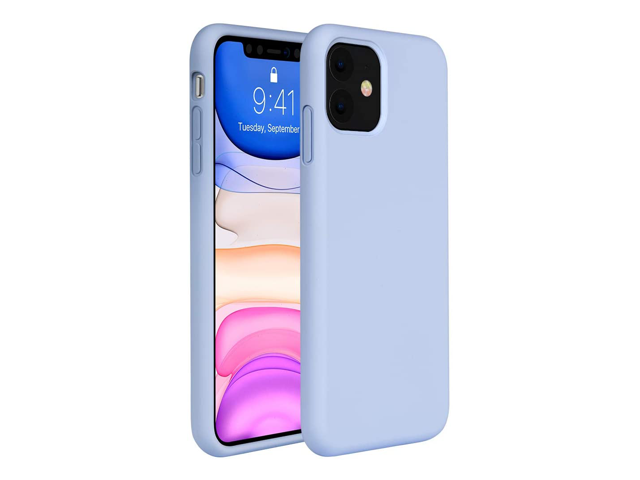 Compatible for iPhone 11 Case Cover 61 Inch (2019) Full Body Silicone Gel Rubber Protective Shockproof Case with Soft Anti-Scratch Microfiber Lining