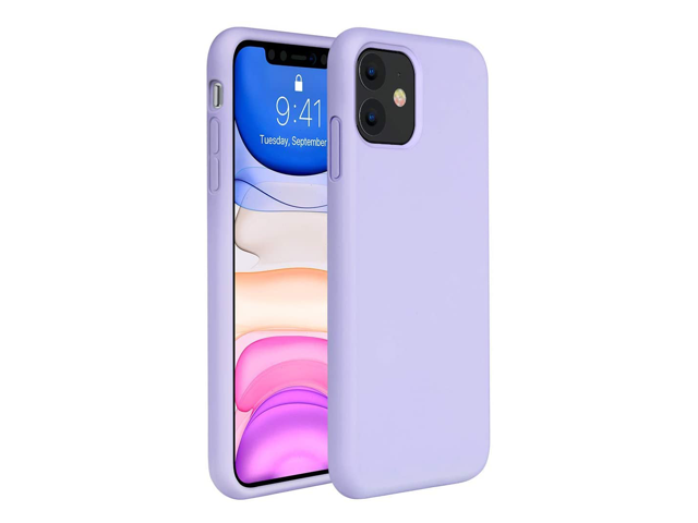 Compatible for iPhone 11 Case Cover 61 Inch (2019) Full Body Silicone Gel Rubber Protective Shockproof Case with Soft Anti-Scratch Microfiber Lining
