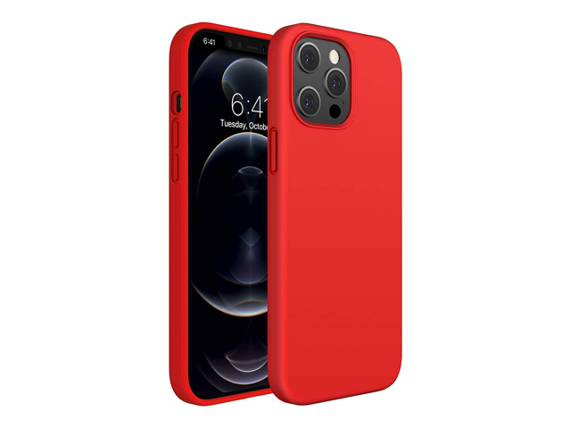 Compatible for iPhone 12 Pro Max Case 67 Inch Full Body Protection Silicone Gel Rubber Protective Shockproof Case with Soft Anti-Scratch