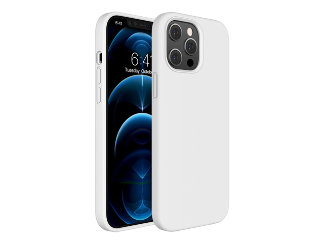 Compatible for iPhone 12 Pro Max Case 67 Inch Full Body Protection Silicone Gel Rubber Protective Shockproof Case with Soft Anti-Scratch