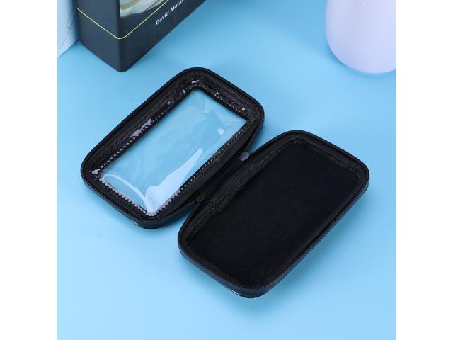 Weather Resist Rotation Waterproof Case Mount Holder Bike Bag for 5 Inch Phone (Middle Size)
