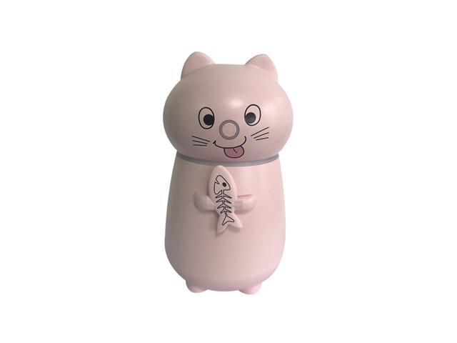 Home Pet Cat Humidifier USB Mini Desktop Small Night Light Three-in-one Humidifier (White)