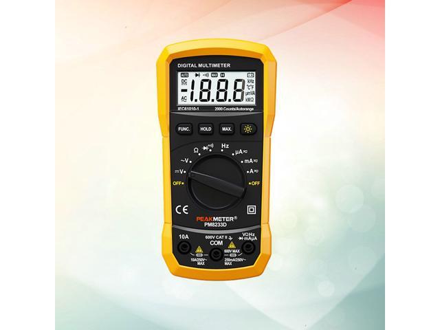 High Accuracy Digital Multimeter Handheld Automatic Measurement Digital Multimeter for Bedroom Livingroom Dining Room (No Battery)