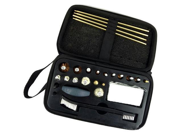 26pcs Cleaner Brush Heads Multifunctional Cleaning Maintenance Tools Brush for Home Store (Copper Rod Style)