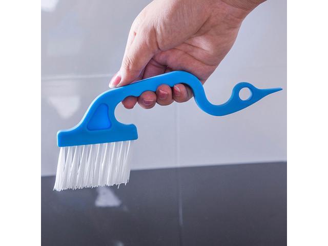1PC Cleaning Brush Grout Cleaner Brush for Bathroom Kitchen Shower Window Track Groove Gap Brush(Green)