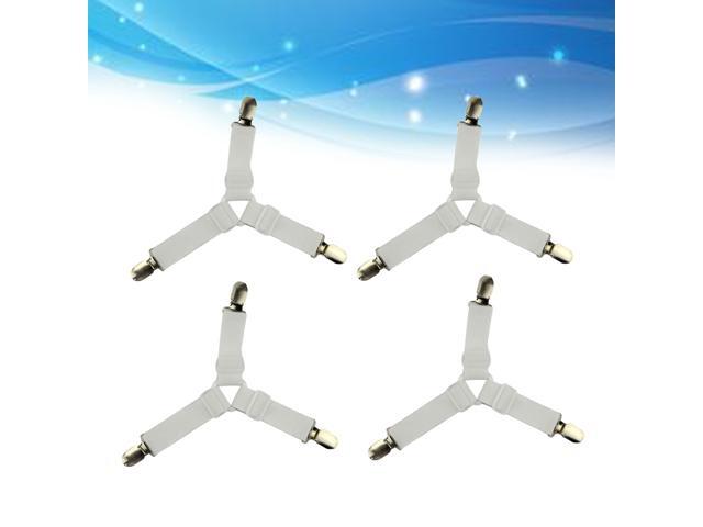4pcs 3 Clips Utility Adjustable Bed Sheet Table Cloth Curtain Sofa Set Bed Sheet Clip