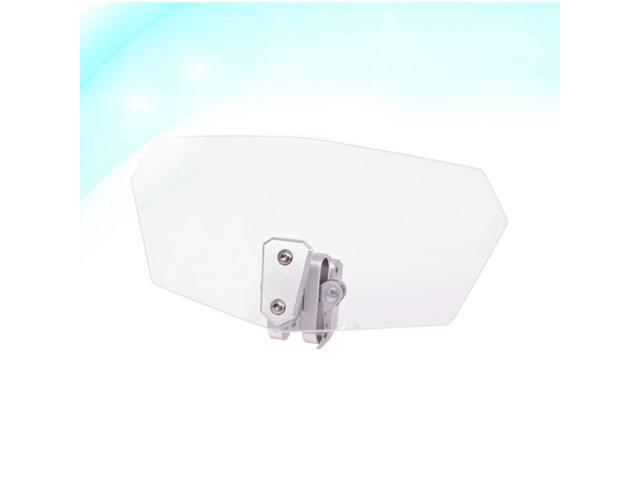 Adjustable Clip On Windshield Extension Spoiler Wind Deflector Windscreen Protector for Motorcycle