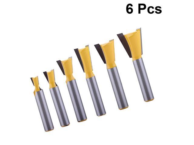 8mm Handle Dovetail Woodworking Milling Cutter Carving Engraving Machine Cutting Head Replacement (8*1/4)