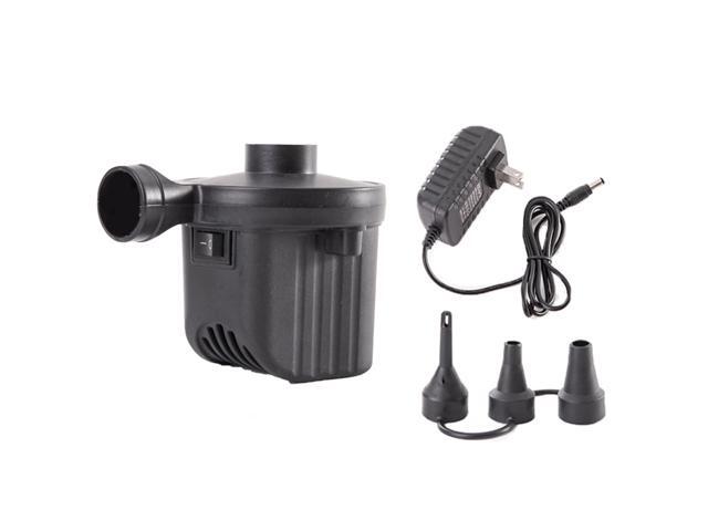 Mini Inflator Pump Electric Air Pump Portable Air Extracting Pump for Home with US Plug (Black)