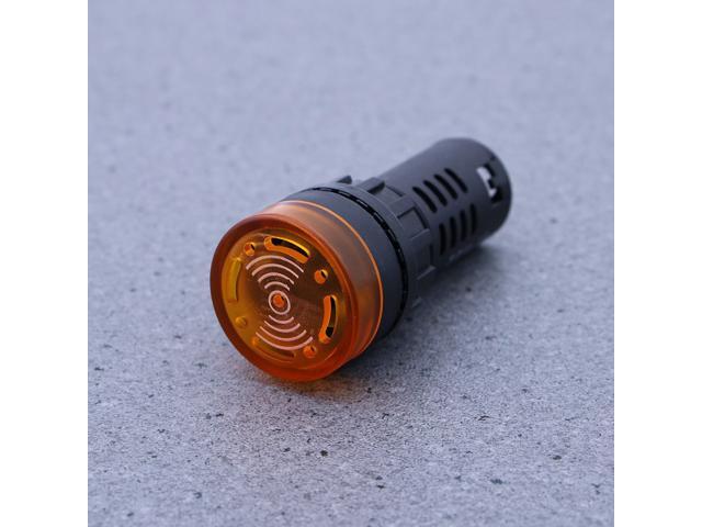 24V Small LED Signal Lamp Indicator Light Buzzer Alarm (Red Light)