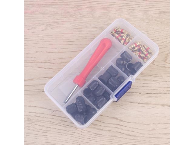 Valve Core Removal Tool Set Practical Valve Key Wrench Mounting Tool for Auto Car (Set 3)