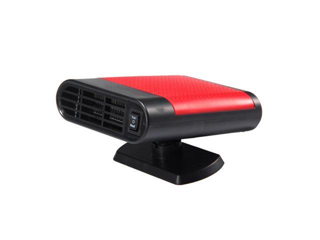 Mini 12V Car Defroster Heater Electric Vehicle Heating Fan Windshield Demister Defroster (Black)