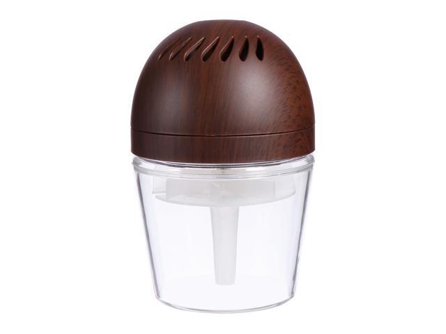Light Yellow Mini Air Purifier USB Deodorant Disinfection Removal Device Aroma Diffuser with LED Light for Car Use