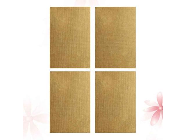 4Pcs 30x45cm PVC Mat Heat Proof Pads Heat Insulation Mat Heat-Resistant Bowl Mat White