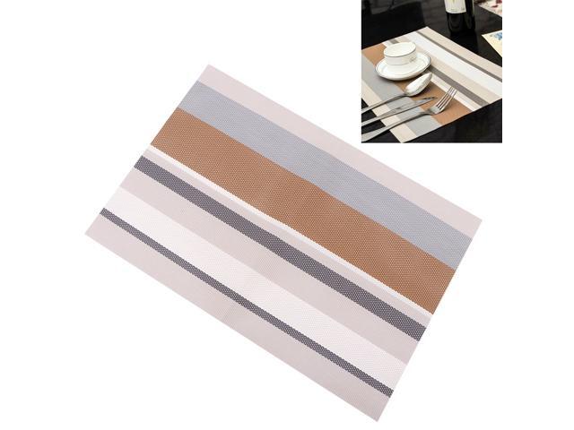 3pcs Durable Cup Mat PVC Cup Pad Water-proof Western Mat Heat-resistant Cup Pad