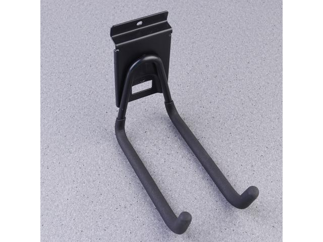 1 Pc 4 Inch Trough Hooks Warehouse Storage Display Hooks Wall Mounted Hook for Kitchen Bedroom Bathroom Warehouse (Black)