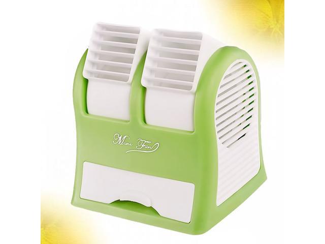 1Pc Mini Portable Desktop Fan Air Conditioner Air Cooler Fans Handle Cooler for Home Office (Pink)