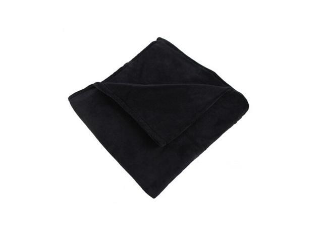 Pure Color Flannel Fleece Blanket Couch Solid Color Bed Blanket Sheet(Green)