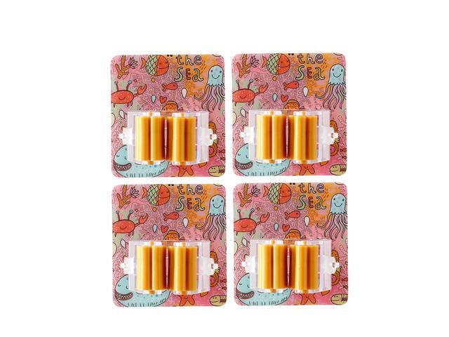 4pcs Punch Free Mop Clips Mop Hanging Rack Wall-Mounted Broom Rack Anti-Slip Cartoon Hanging Clips Cleaning Tool Gripper (Shark)