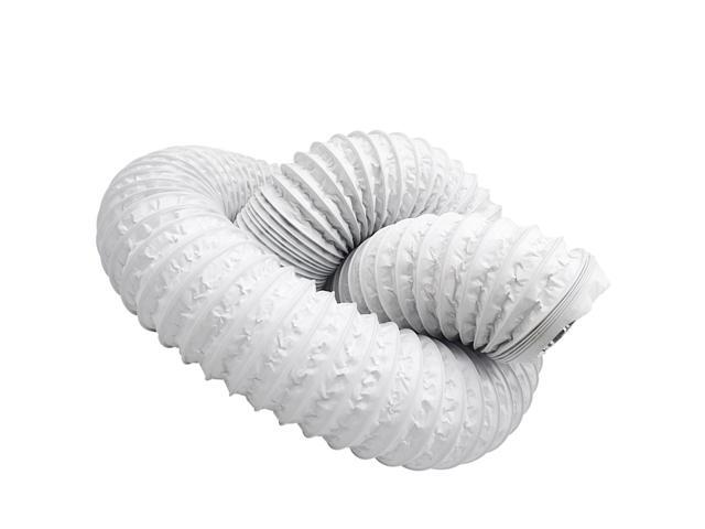Flexible Exhaust Hose Double Layer Air Duct for Air Conditioner - 8cm Diameter (White)